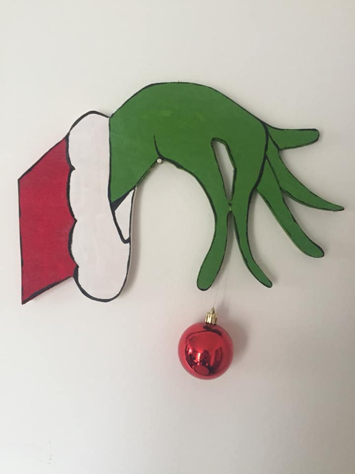 Mano del Grinch dipinta - immagine 2