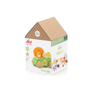 Play set ritaglia e incolla Seviland Raccolta Rifiuti (18pz+ casetta)