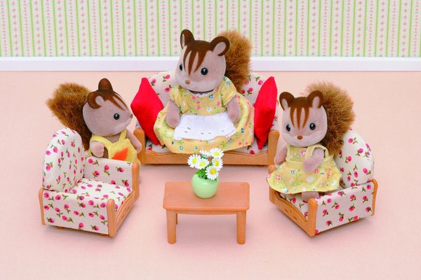 Divano Con Poltrone E Tavolino – Sylvanian Families - immagine 2