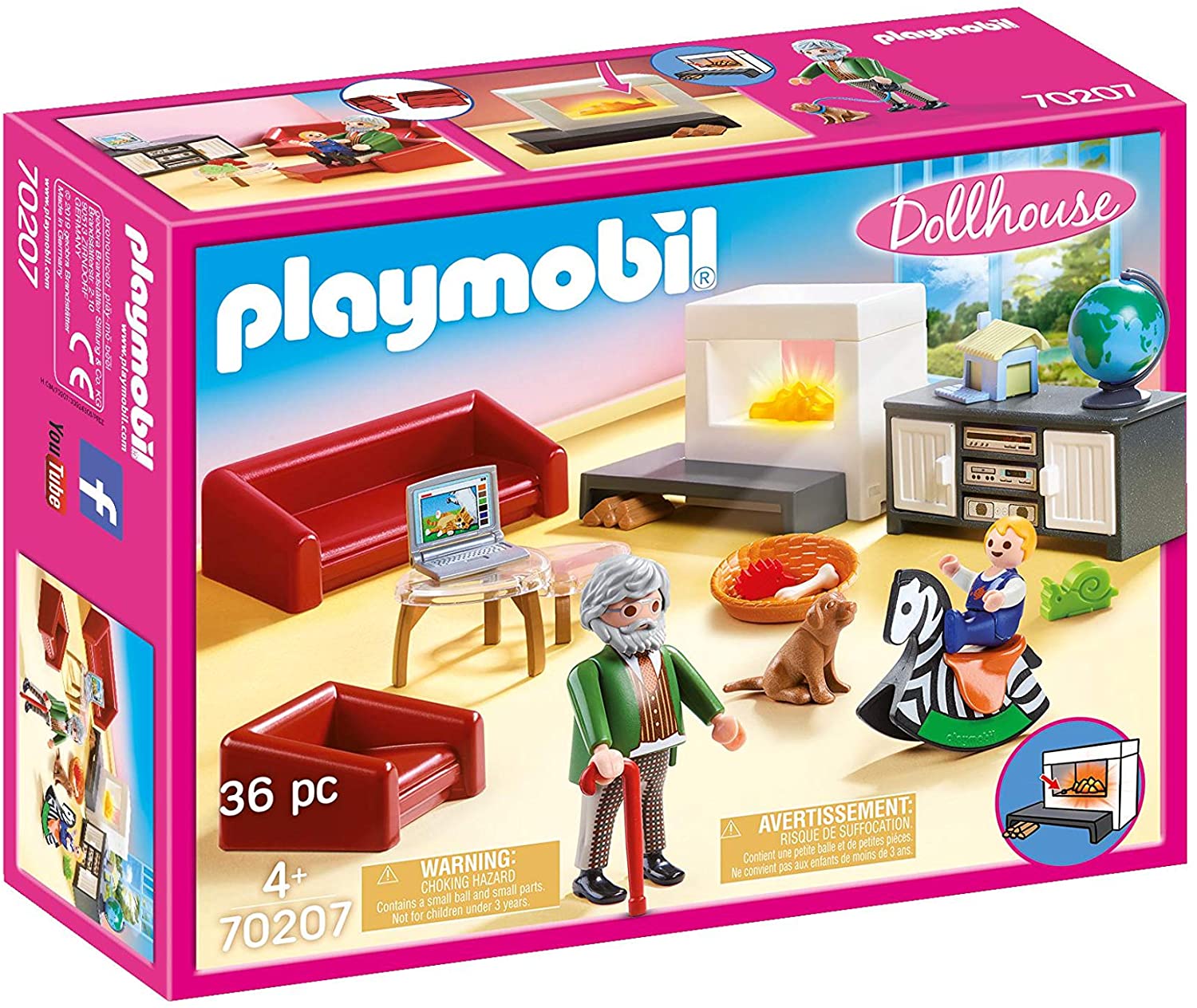 70207 Soggiorno Con Camino – Playmobil