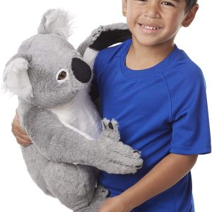Melissa & Doug- Peluche Koala, Colore Grigio