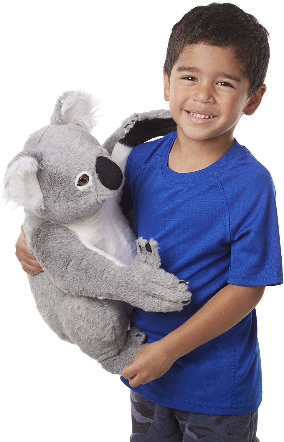 Melissa & Doug- Peluche Koala, Colore Grigio