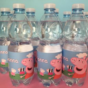 12 etichette bottigliette – Peppa Pig