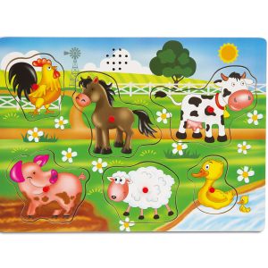 Puzzle musicale in legno