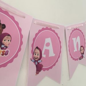 Banner personalizzato- tema MASHA & ORSO