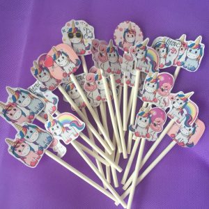 Topper – Tema Unicorni e Fenicotteri