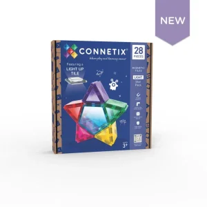 Light Star Pack 28 pc – Connetix Tiles