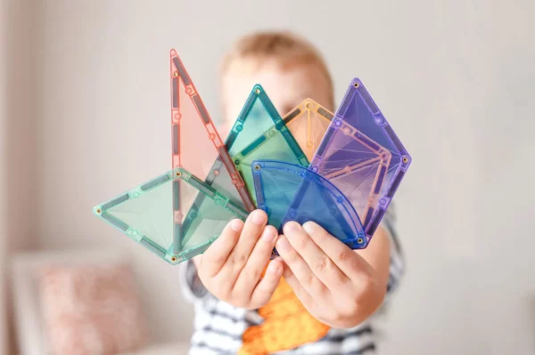 48 Pezzi Pastel Shapes Expansion Pack – Tessere magnetiche, set forme geometriche – Connetix Tiles - immagine 5