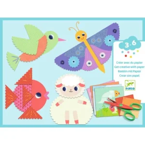 Creare con la carta, forbici e decupage – Djeco