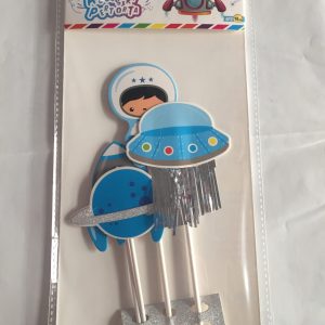 Decorazione torte- topper – Astronauta (azzurra)