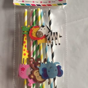 Cannucce carta – Animali Zoo