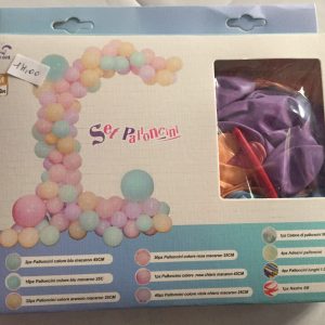 Kit palloncini tonalità macaron