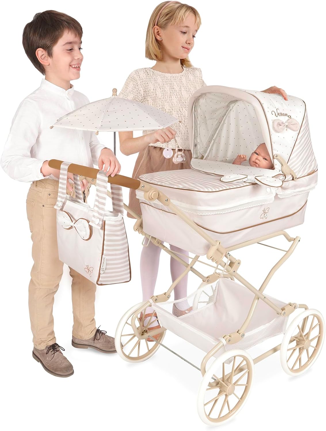 Carrozzina Verona Per Bambole Deluxe – De Cuevas - immagine 2