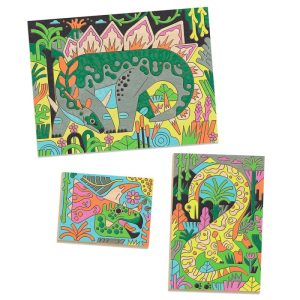 Colorare Sul Legno: Dinosauri – Djeco