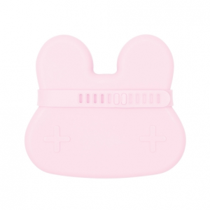 Contenitore Coniglio Rosa Snackie 2 in 1 Porta Pranzo e Piatto – We Might Be Tiny