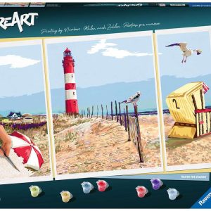 Creart Serie Premium Trittico Spiaggia Del Nord – Ravensburger