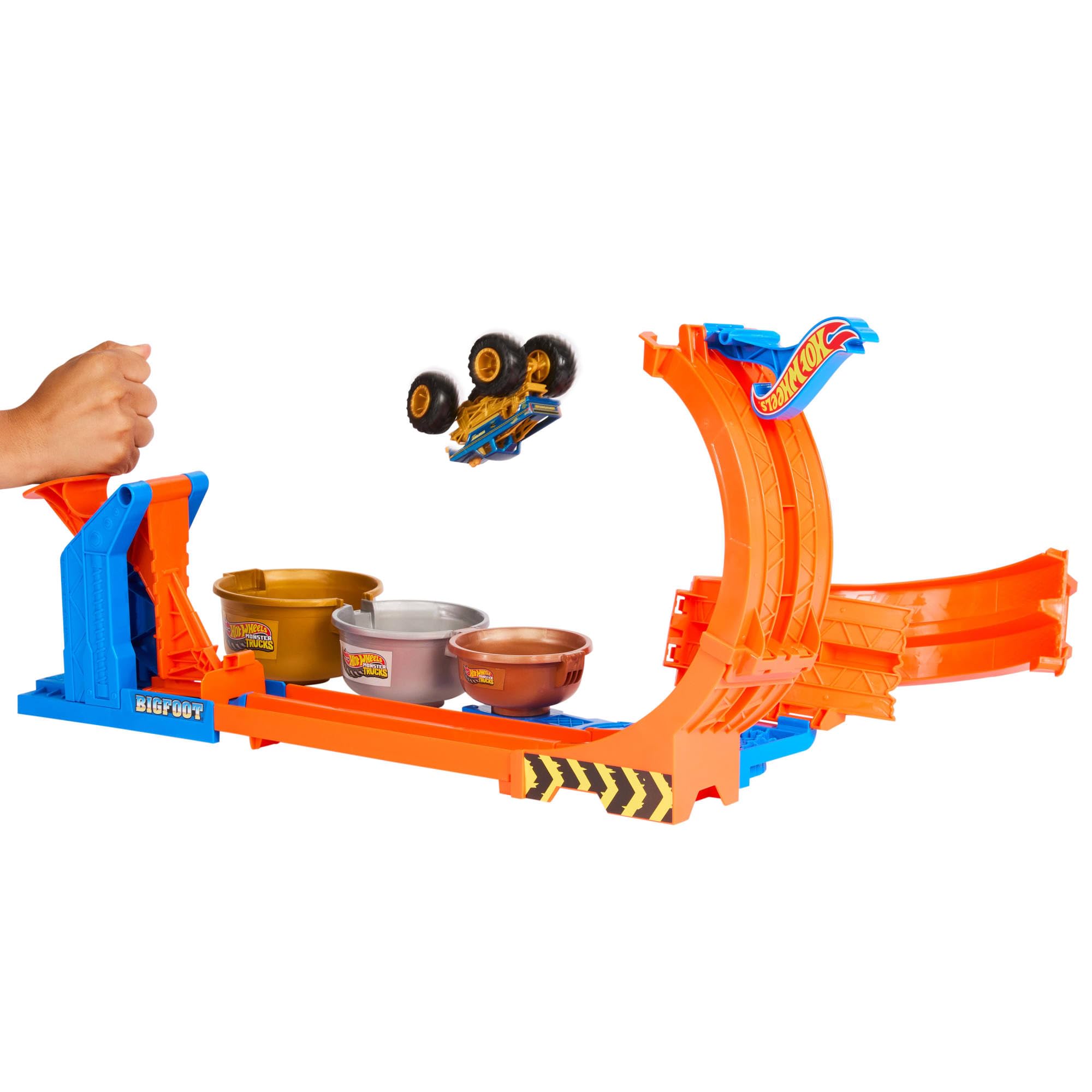 Hot Wheels Monster Truck Sfida Trofeo Salti Acrobatici – Mattel - immagine 3