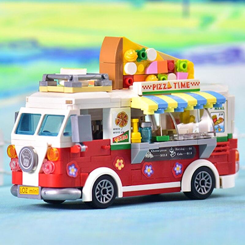 Mini Blocks Food Pizza Car – La Giraffa