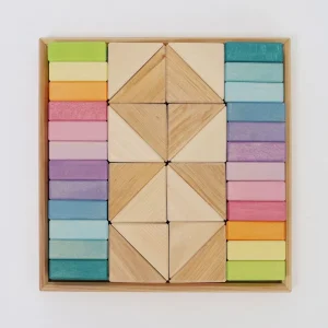 Costruzioni mosaico, cubi pastello duo – Grimm’s