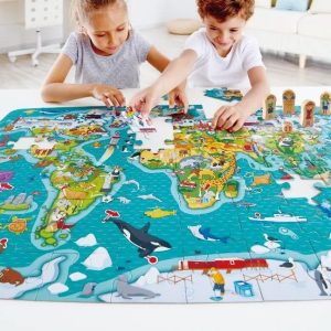 Puzzle Giro Del Mondo 2 In 1 – Hape