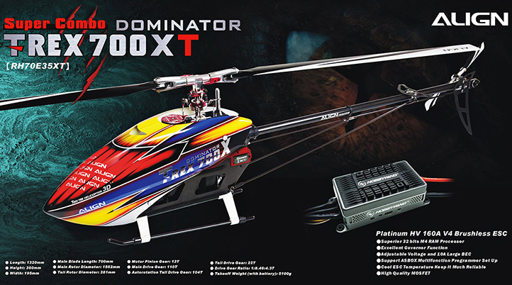 T-REX 700XT Dominator TOP Combo - immagine 2